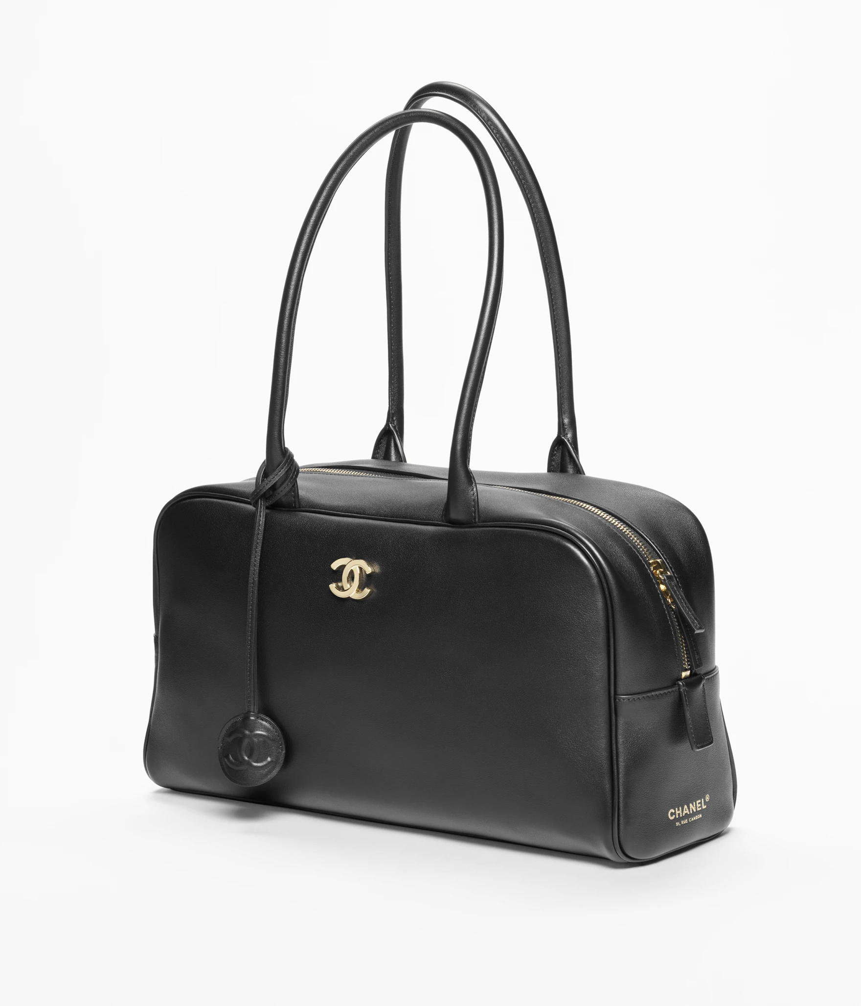 CHANEL 26S, Large Bowling Handbag & Shoulder Bag For Women