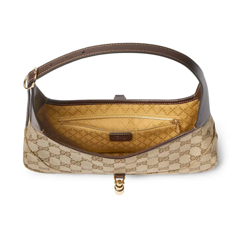 Gucci Jackie Slim Small Women's GG Canvas Shoulder Bag - 图片 3