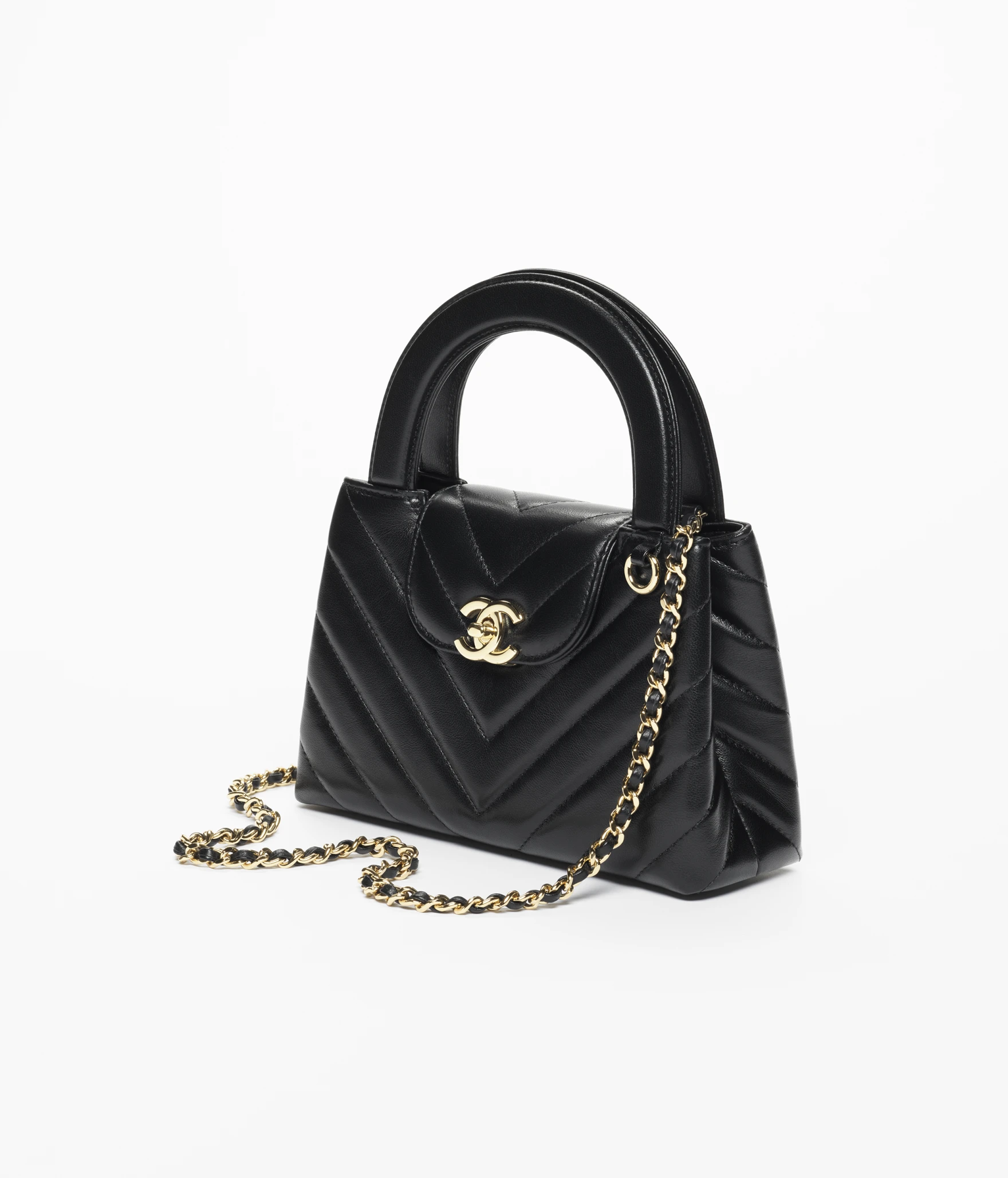 CHANEL 26S, V-shaped Double C Logo