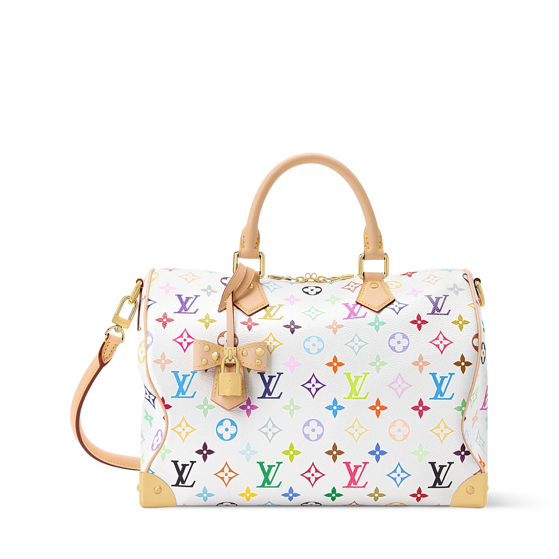 Louis Vuitton x Takashi Murakami Co-branded Speedy Soft 30