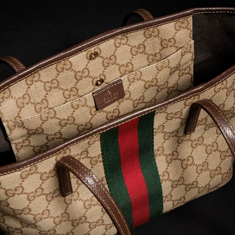 GUCCI Tribeca Jacquard Tote Bag - 图片 2