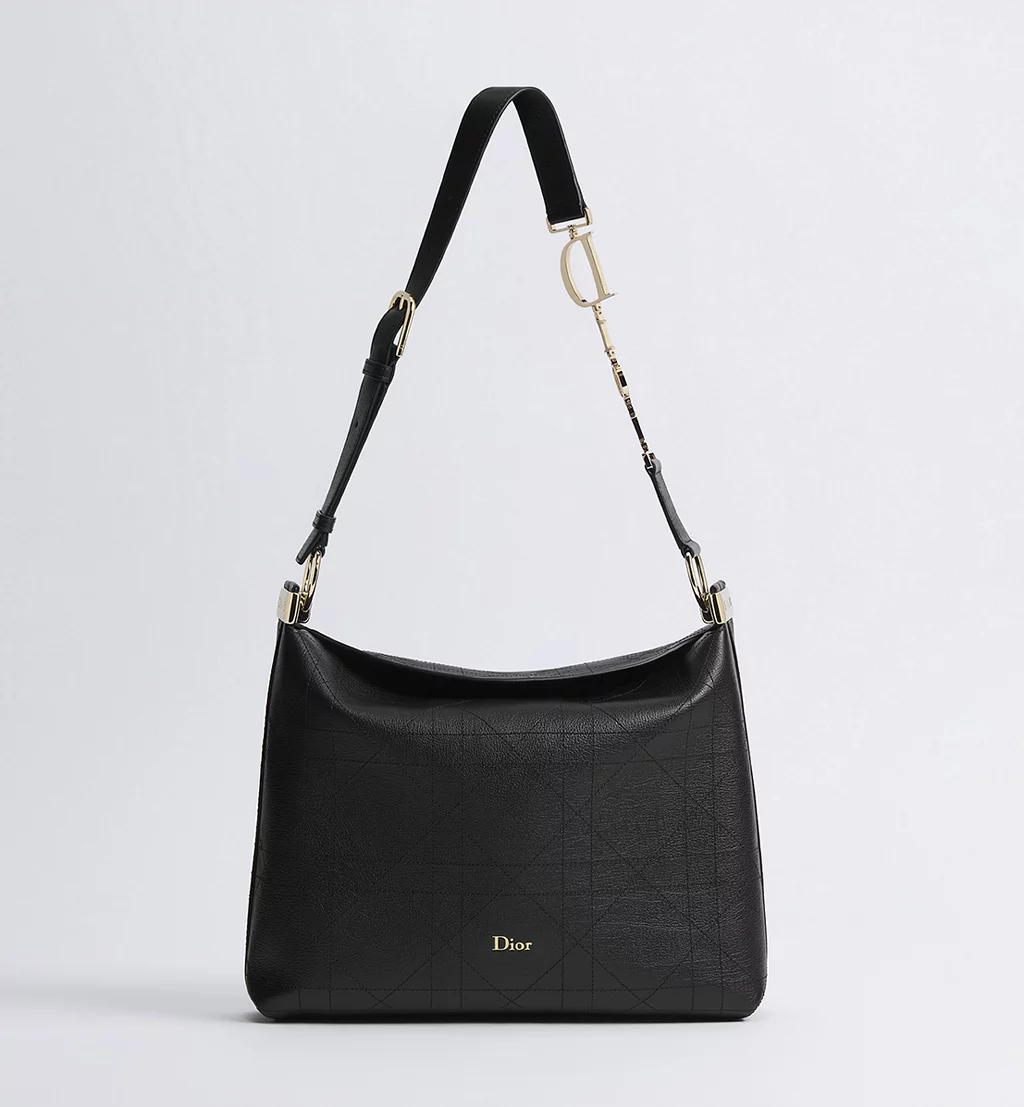 DIOR Medium-sized Black Calfskin