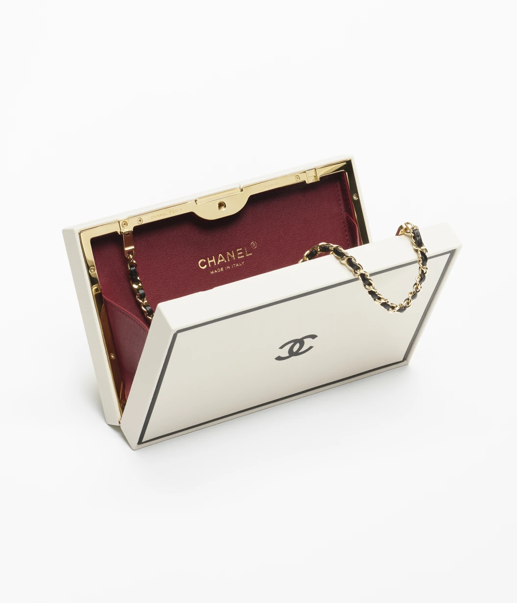 CHANEL 26S, Classic Black & Gold Double C Leather Chain - 图片 2